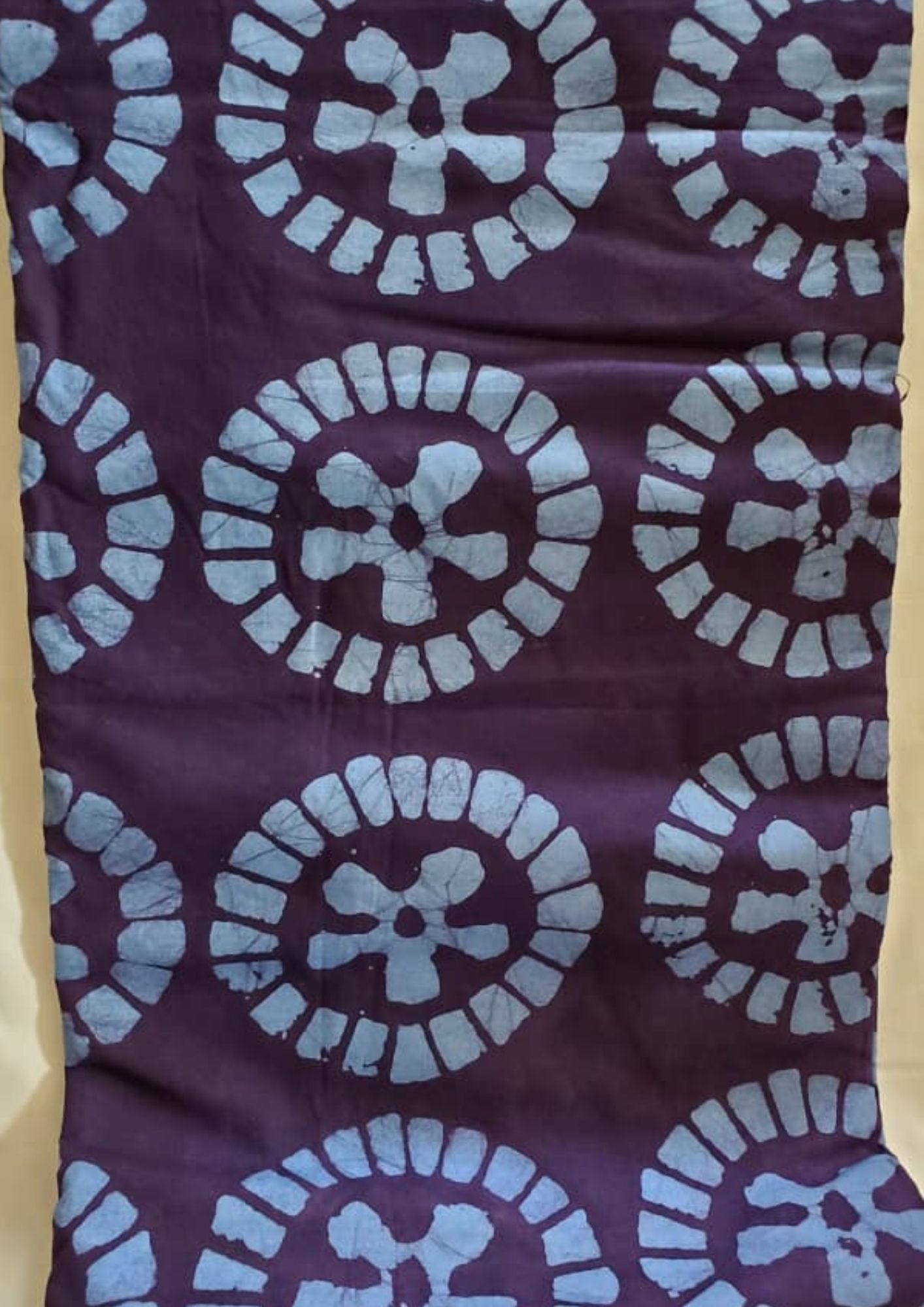 Wozho Design — AW-CI-WO-011-26 — Aubergine, bleu gris pâle